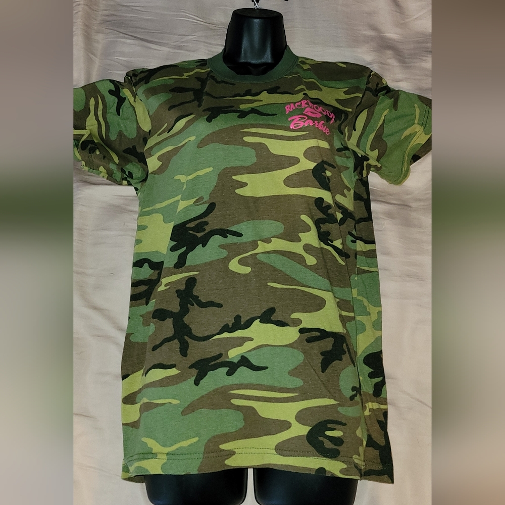 Backwoods barbie camo T shirt